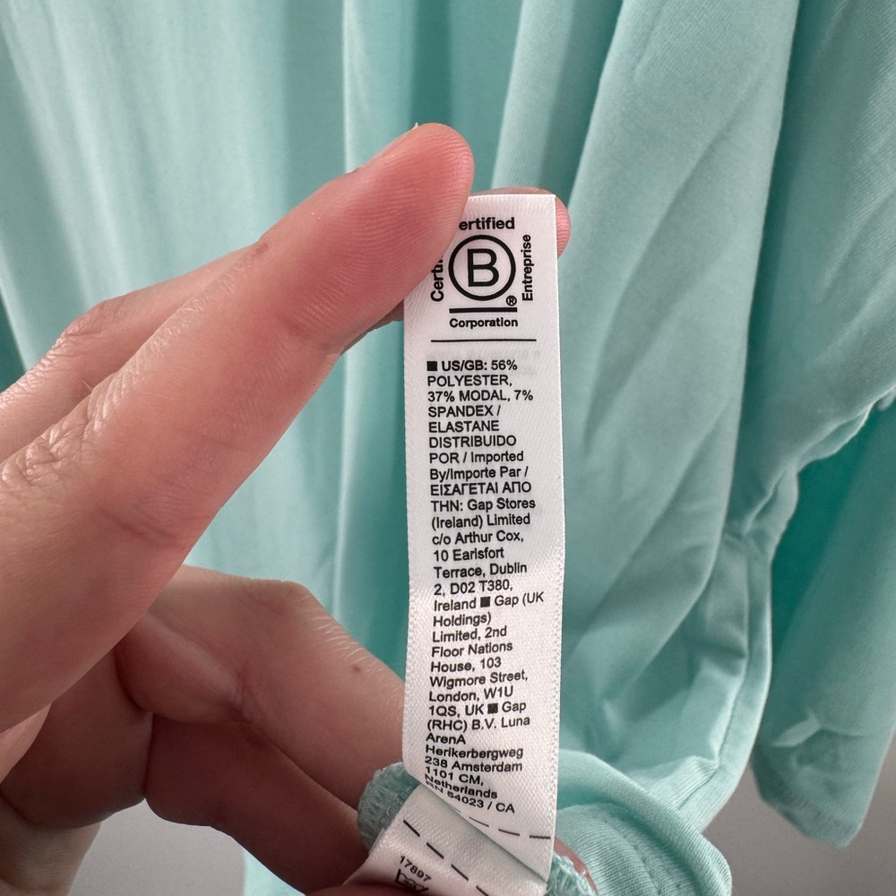 Athleta Light Blue Long Sleeve Top - Picture 7 of 8